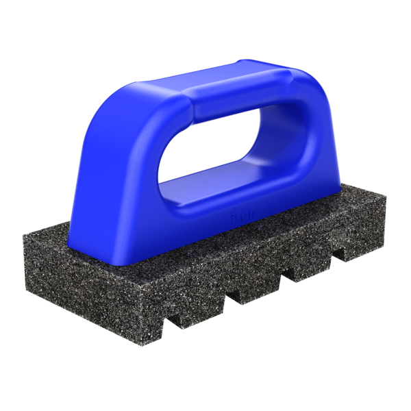 Bon Tool Rub Brick, Fluted 6" X 3" X 1", 20 Grit, Plastic Handle 12-177